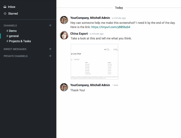 Odoo • Image and Text